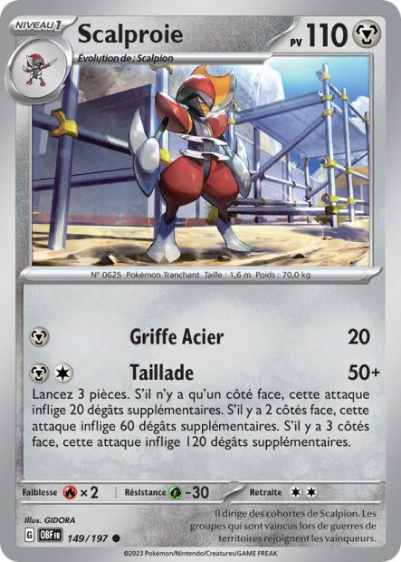 149/197 - Scalproie - EV03 Flammes Obsidiennes