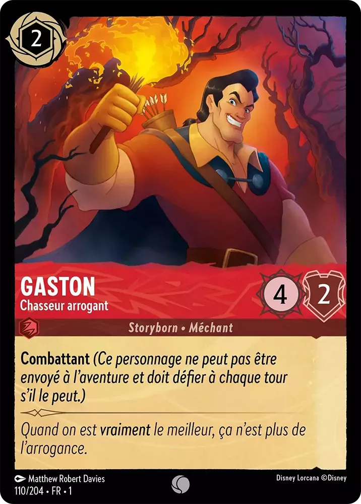 110/204 - Gaston - Lorcana : Premier Chapitre