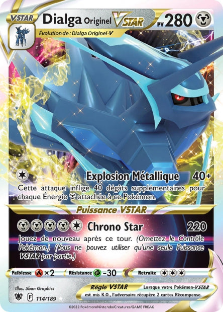 114/189 - Dialga Forme Originelle-VSTAR - EB10 Astres Radieux