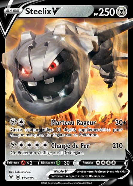 115/185 - Steelix-V - EB4 Voltage Éclatant