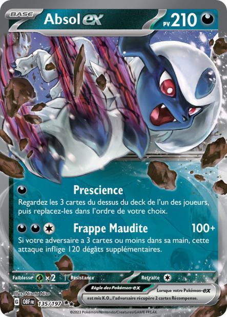 135/197 - Absol ex - EV03 Flammes Obsidiennes