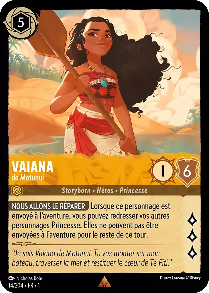 014/204 - Vaiana - Lorcana : Premier Chapitre