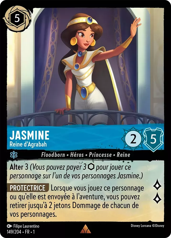 149/204 - Jasmine - Lorcana : Premier Chapitre