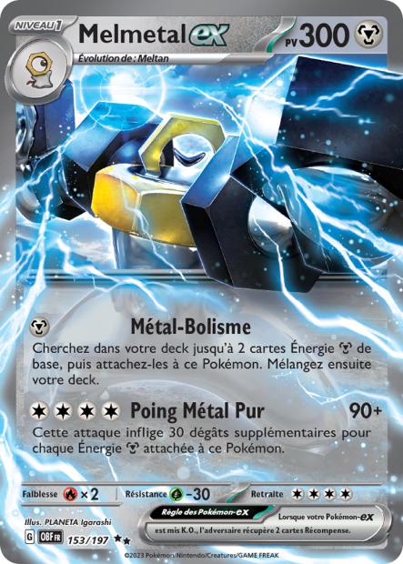 153/197 - Melmetal ex - EV03 Flammes Obsidiennes