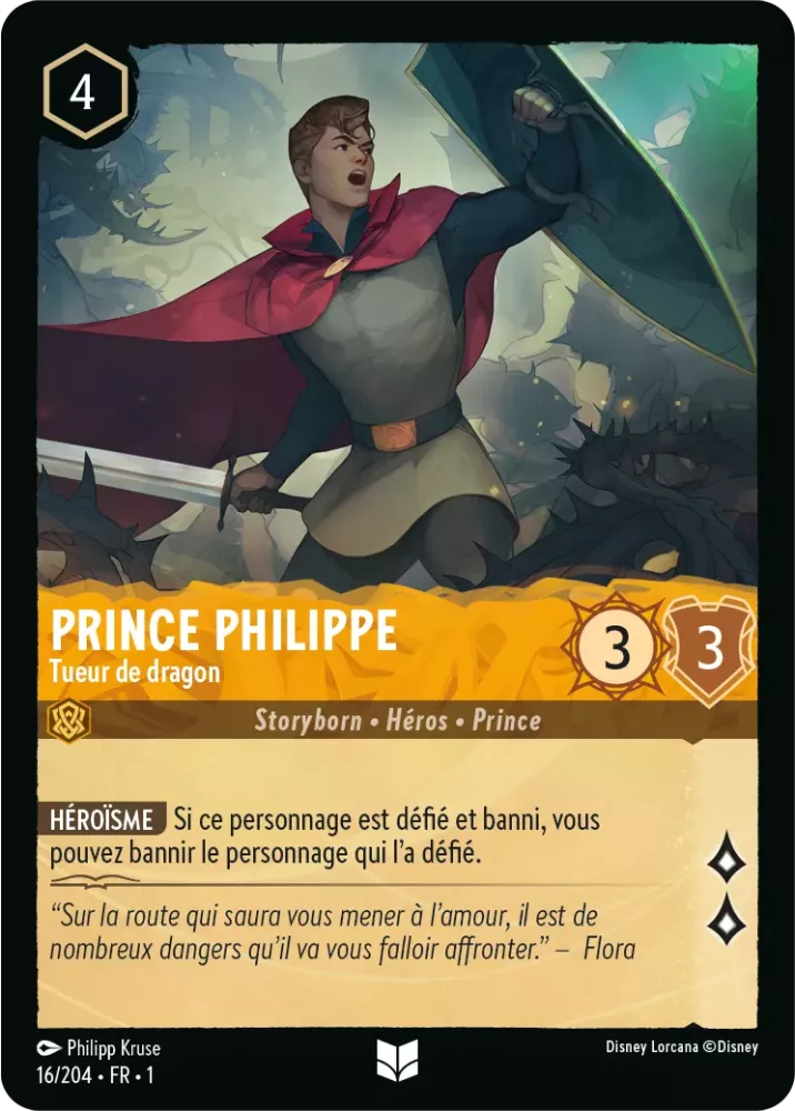 016/204 - Prince Philippe - Lorcana : Premier Chapitre