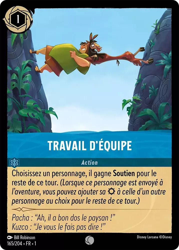 165/204 - Travail d'équipe - Lorcana : Premier Chapitre