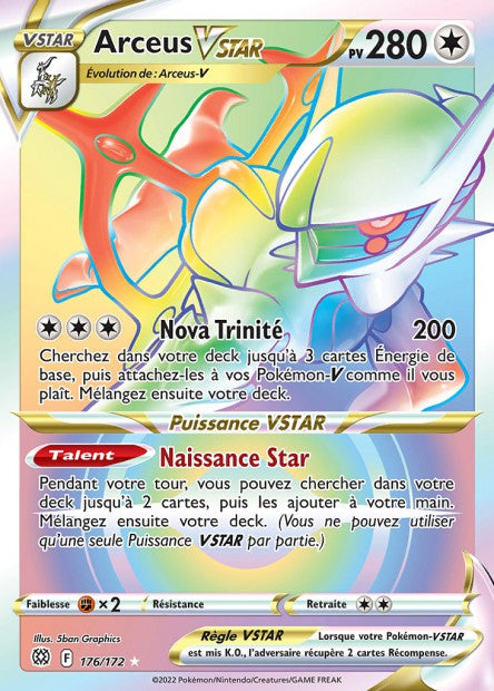 176/172 - Arceus-VSTAR - EB9 Stars etincelantes