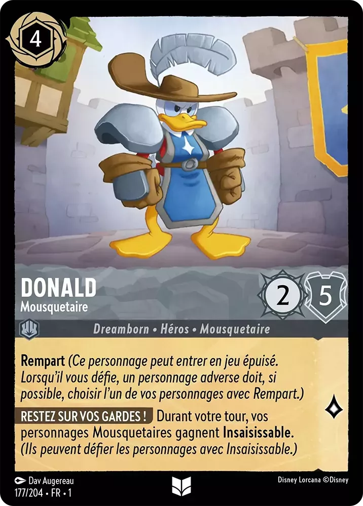 177/204 - Donald - Lorcana : Premier Chapitre