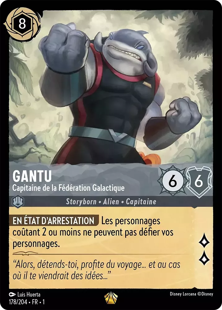 178/204 - Gantu - Lorcana : Premier Chapitre