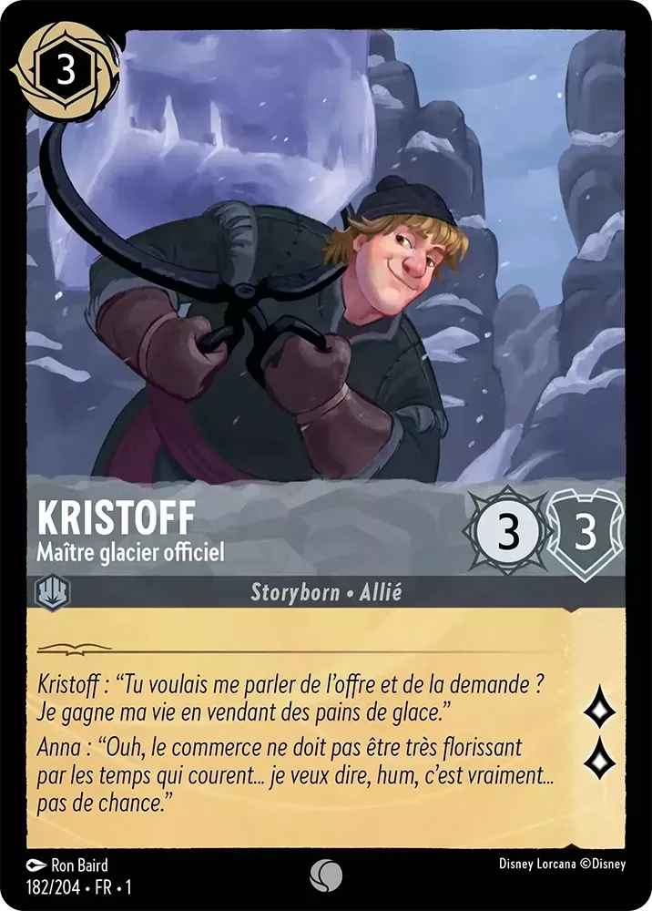 182/204 - Kristoff - Lorcana : Premier Chapitre