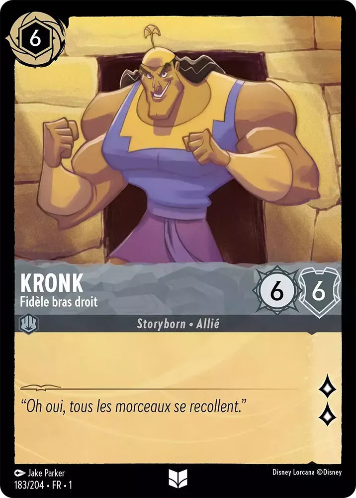 183/204 - Kronk - Lorcana : Premier Chapitre