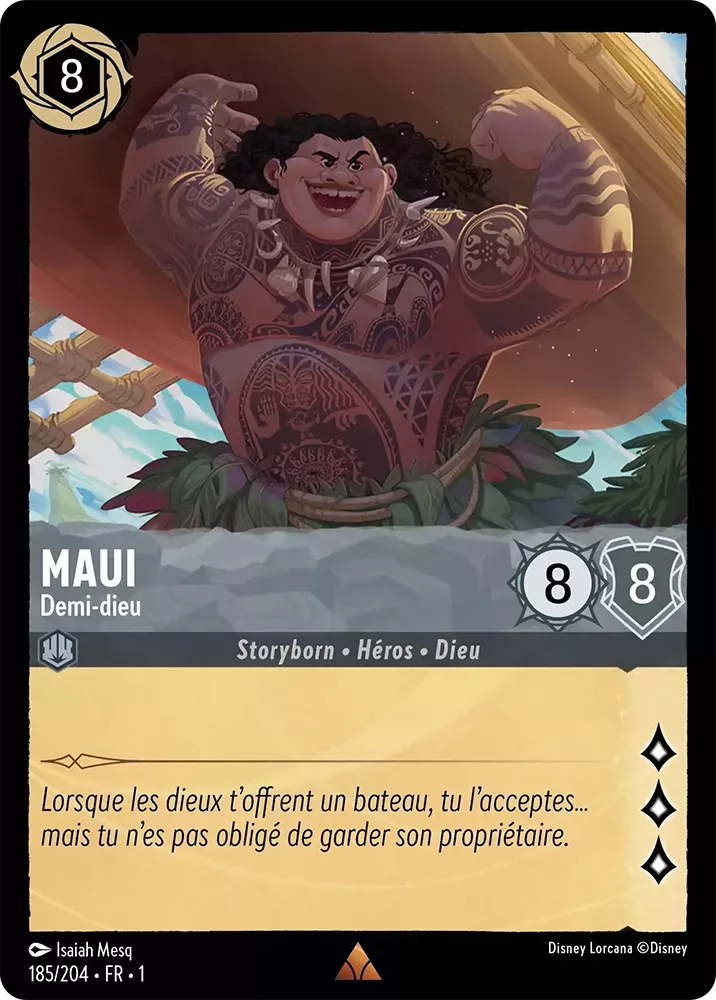 185/204 - Maui - Lorcana : Premier Chapitre