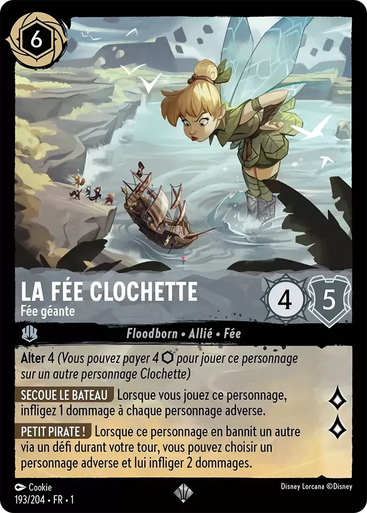 193/204 - La Fée Clochette - Lorcana : Premier Chapitre