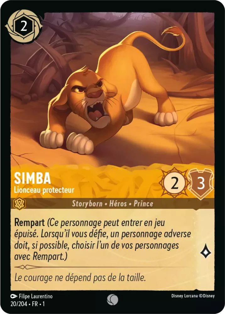 020/204 - Simba - Lorcana : Premier Chapitre