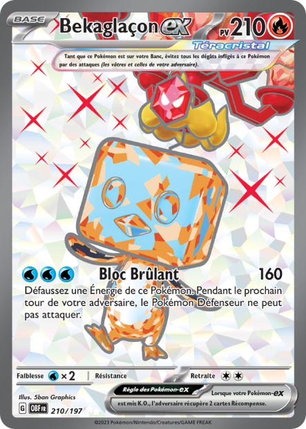 210/197 - Bekaglaçon ex - EV03 Flammes Obsidiennes