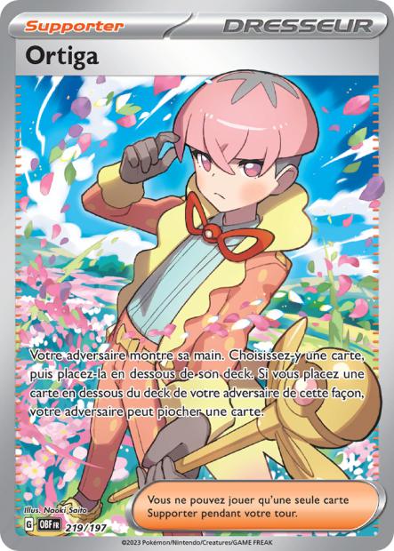 219/197 - Ortiga - EV03 Flammes Obsidiennes