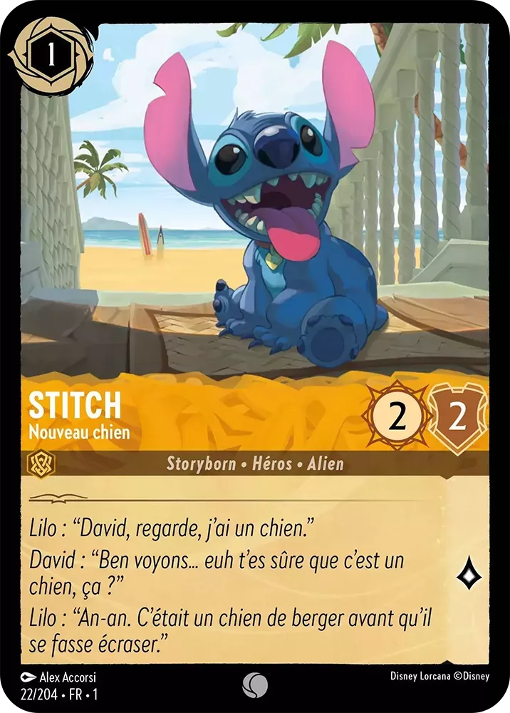 022/204 - Stitch - Lorcana : Premier Chapitre