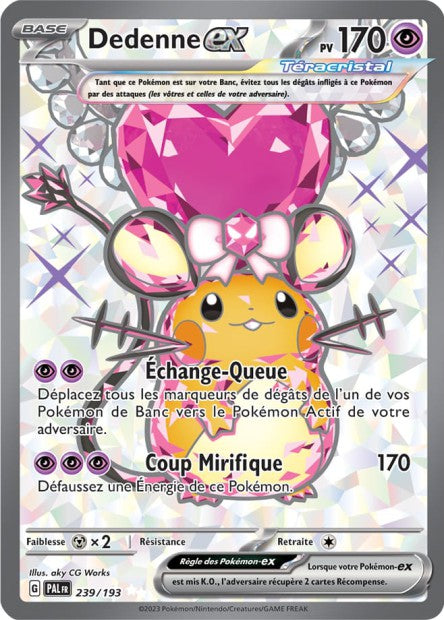 239/193 - Dedenne ex - EV02 Évolutions à Paldea