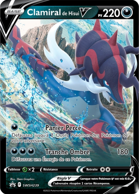 SWSH239 - Clamiral de Hisui-V - PROMO