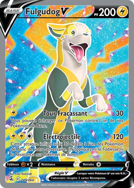 249/264 - Fulgudog-V - EB8 Poing de Fusion