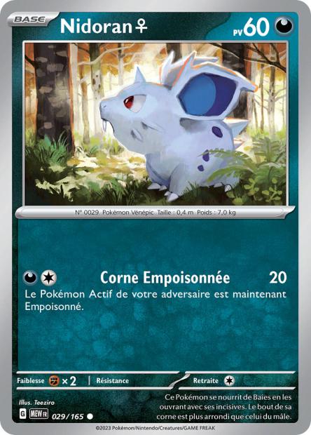 029/165 - Nidoran♀ - EV3.5 151