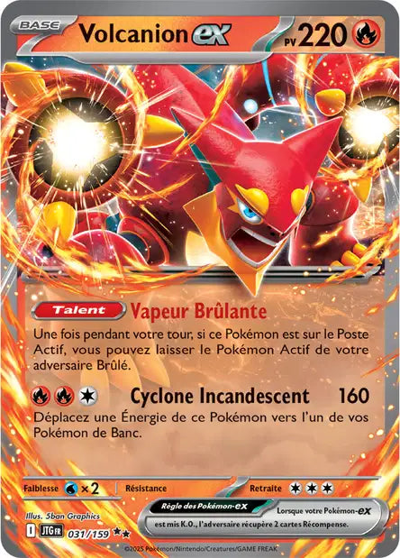 031/159 - Volcanion ex - EV9 Aventures Ensemble