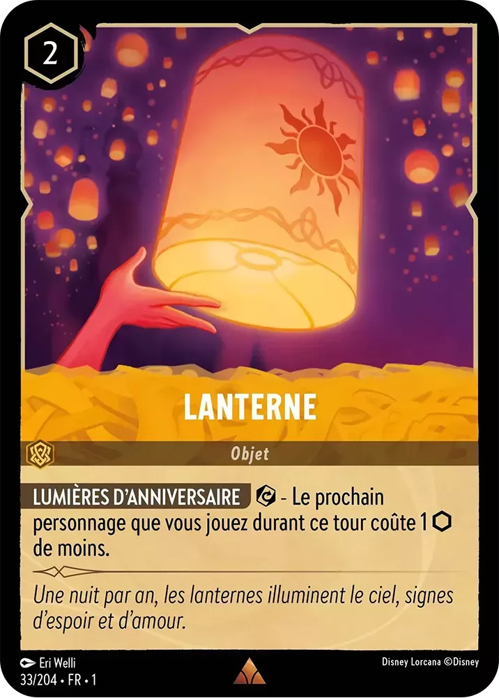 033/204 - Lanterne - Lorcana : Premier Chapitre