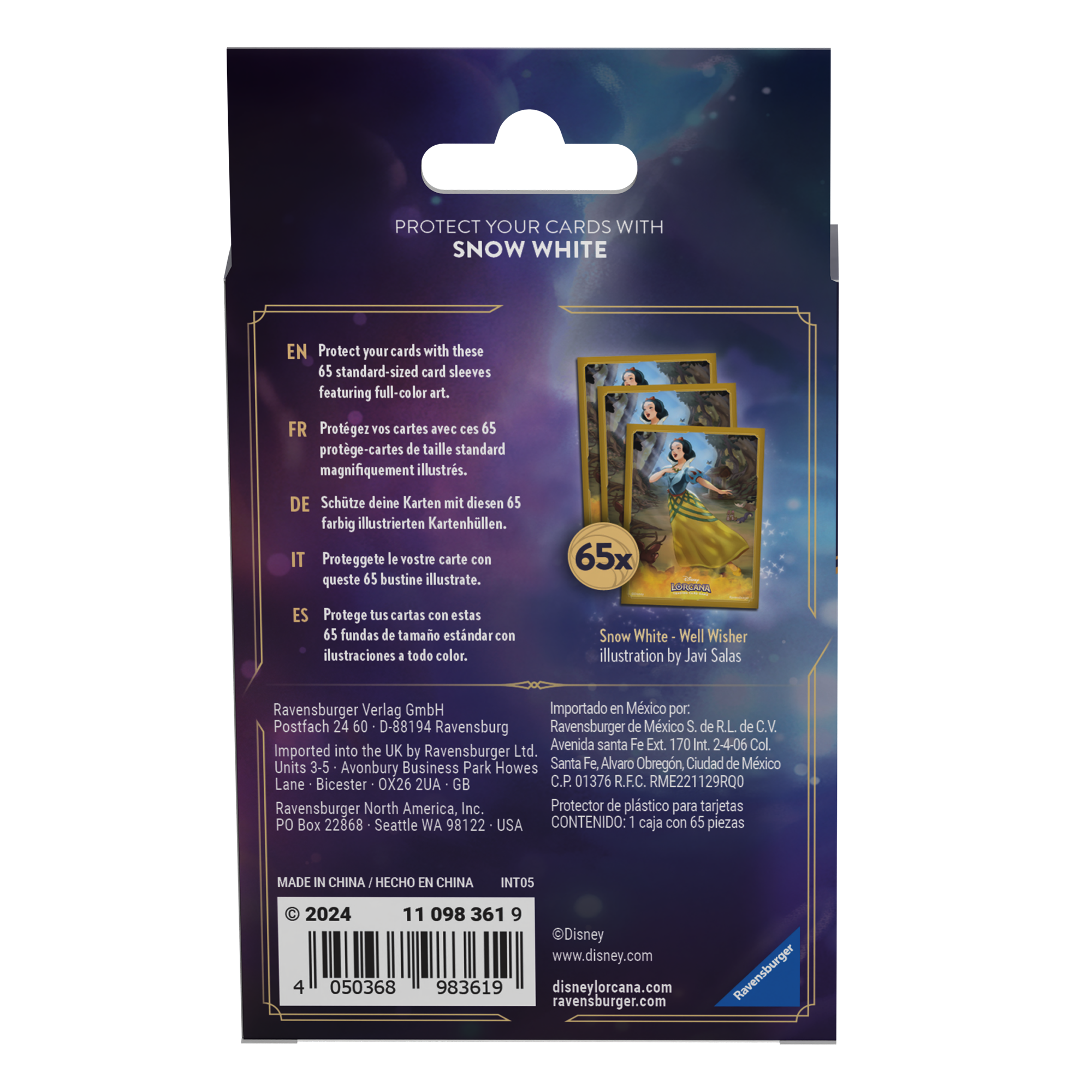 Lorcana - Ravensburger - Sleeve - illustré - Blanche-Neige