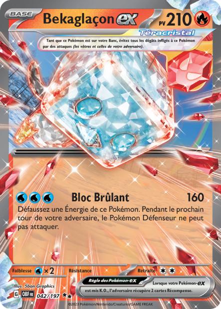 042/197 - Bekaglaçon ex - EV03 Flammes Obsidiennes