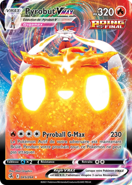 045/264 - Pyrobut-VMAX - EB8 Poing de Fusion