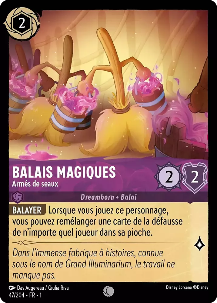 047/204 - Balais Magiques - Lorcana : Premier Chapitre