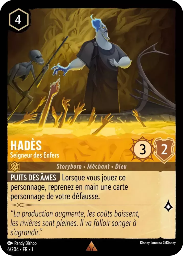 006/204 - Hades - Lorcana : Premier Chapitre