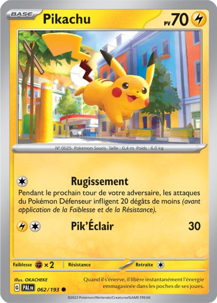 062/193 - Pikachu - EV02 Évolutions à Paldea