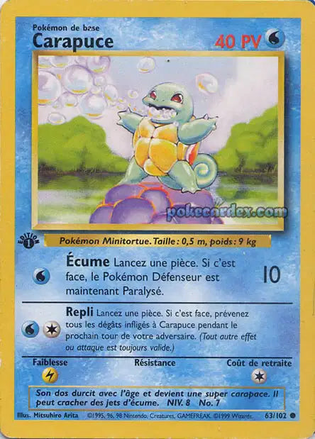 BS63 - Carapuce - Set de Base ED2