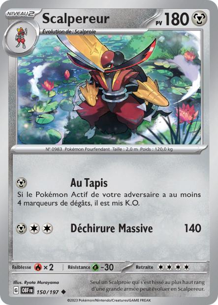150/197 - Scalpereur - EV03 Flammes Obsidiennes