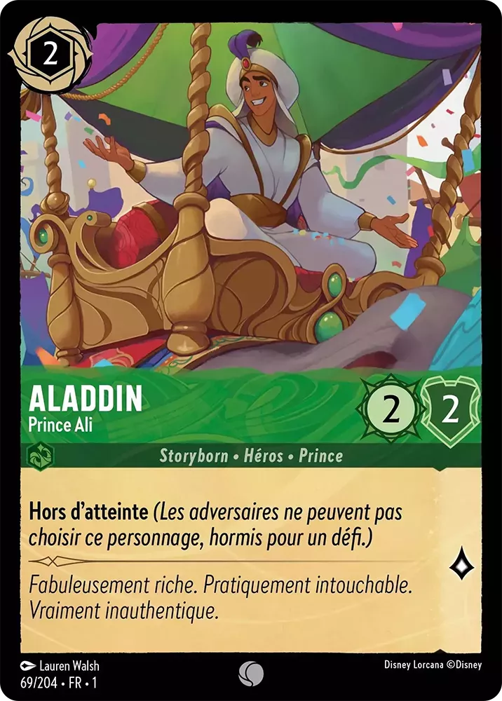 069/204 - Aladdin - Lorcana : Premier Chapitre