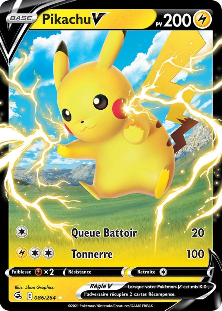 086/264 - Pikachu-V - EB8 Poing de Fusion