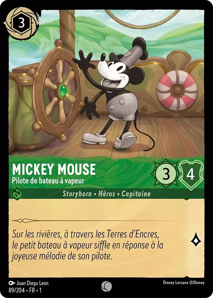 089/204 - Mickey Mouse - Lorcana : Premier Chapitre