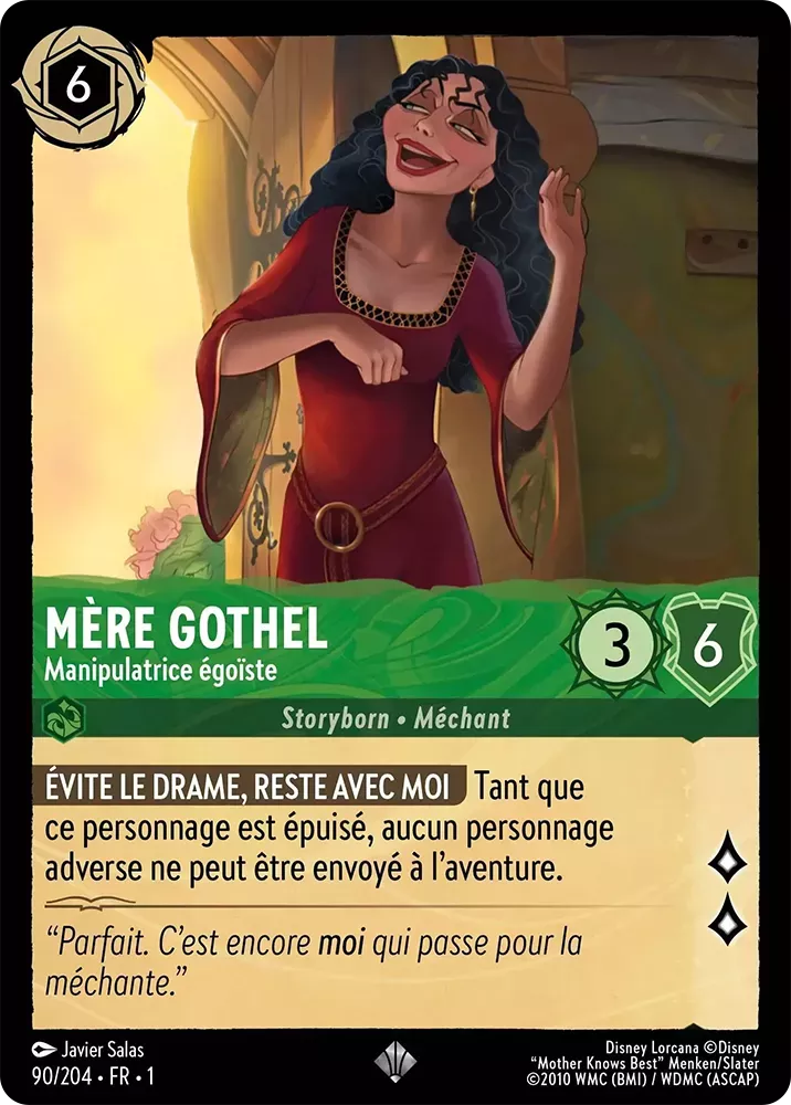 090/204 - Mère Gothel - Lorcana : Premier Chapitre