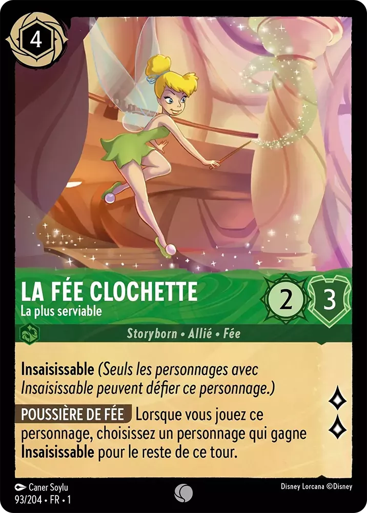 093/204 - La Fée Clochette - Lorcana : Premier Chapitre