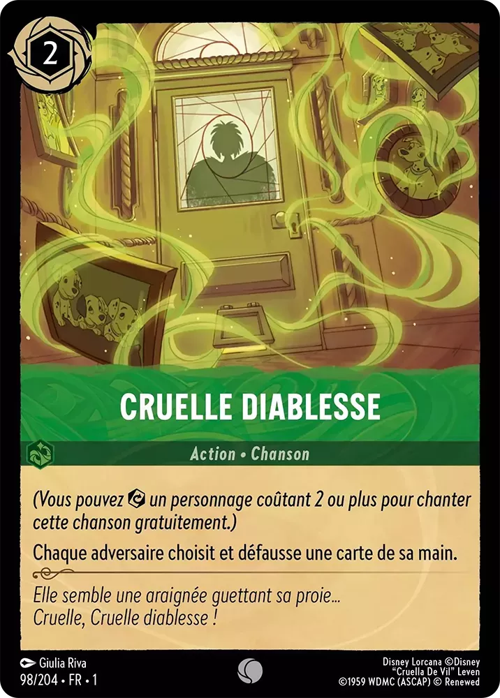 098/204 - Cruelle diablesse - Lorcana : Premier Chapitre