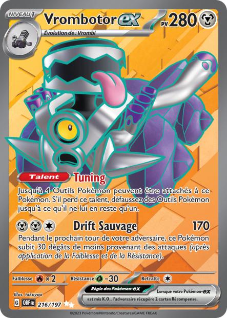 216/197 - Vrombotor ex - EV03 Flammes Obsidiennes