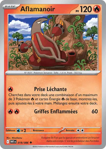 019/086 - Aflamanoir - EV10.5 Flamme Blanche