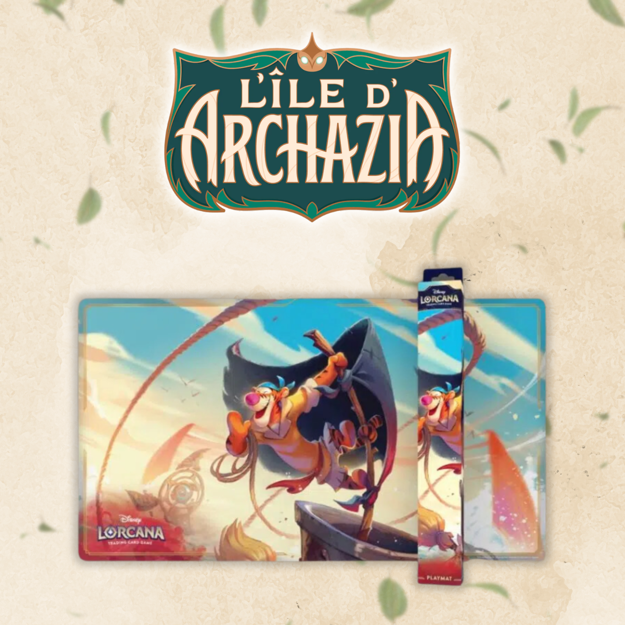 Tapis de Jeu - Tigrou - Disney Lorcana - Chapitre 7 - L'Île d'Archazia