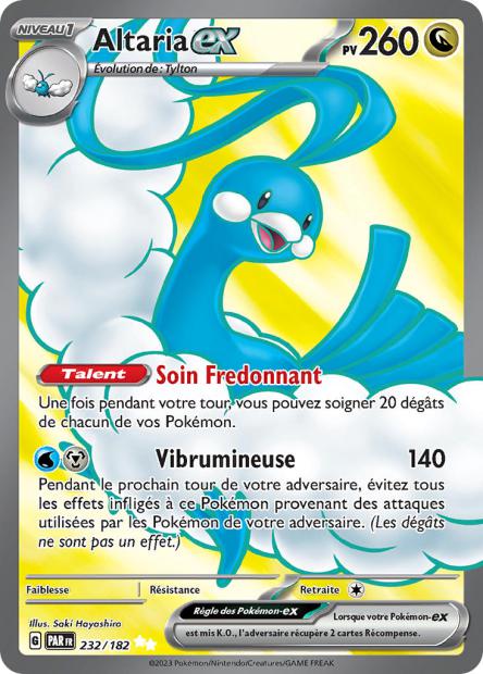 232/182 - Altaria ex - EV4 Faille Paradoxe