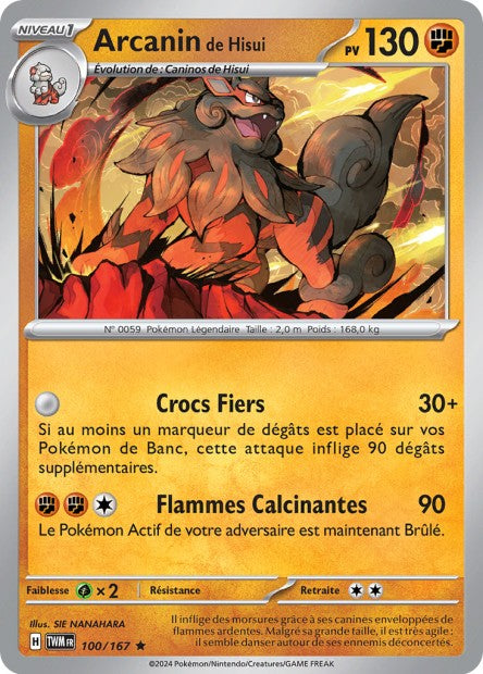 100/167 - Arcanin de Hisui - EV6 Mascarade Crépusculaire