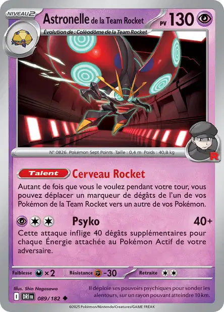 089/182 - Astronelle de la Team Rocket - EV10 Rivalités Destinées