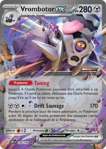 156/197 - Vrombotor ex - EV03 Flammes Obsidiennes