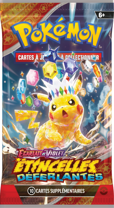 Booster en loose - Écarlate et Violet - Etincelles Déferlantes EV08 🇫🇷 (illustration aléatoire)