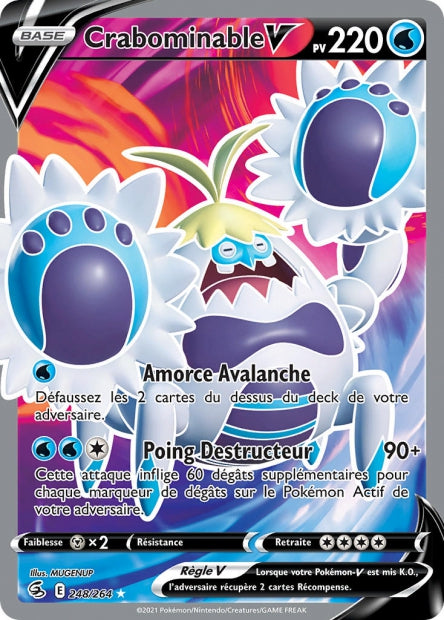 248/264 - Crabominable-V - EB8 Poing de Fusion